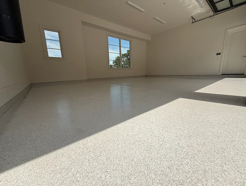 Residential garage floor coating